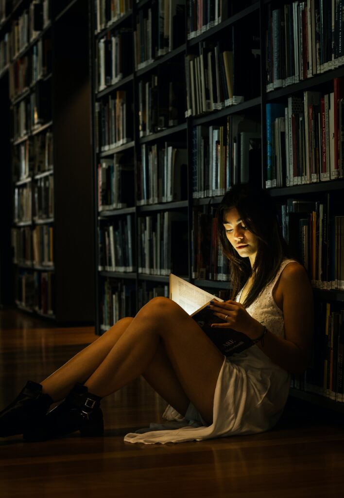 Immersing yourself in books is an excellent way to rediscover yourself